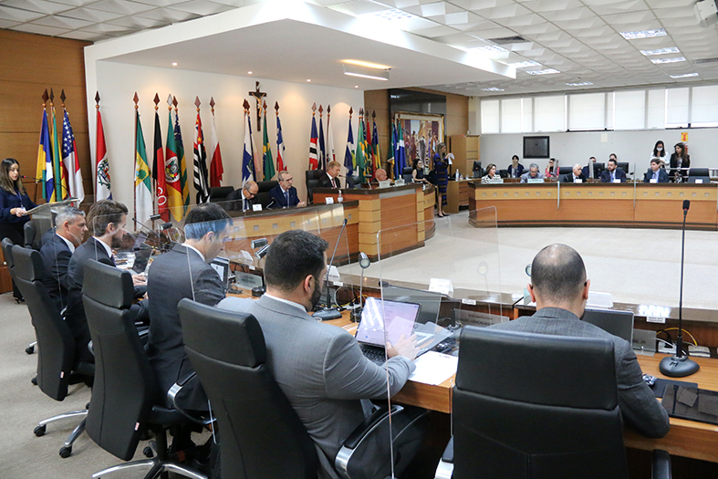Salão do Tribunal Pleno do TJES.