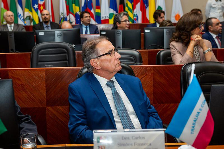 O Corregedor Geral da Justiça do Espírito Santo, desembargador Carlos Simões Fonseca.