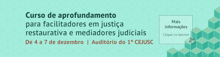 Slide | Curso Justiça Restaurativa e Mediadores