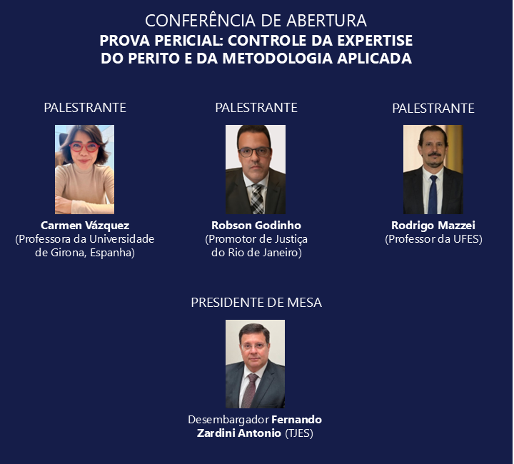 Carmen Vázquez, Robson Godinho e Rodrigo Mazzei