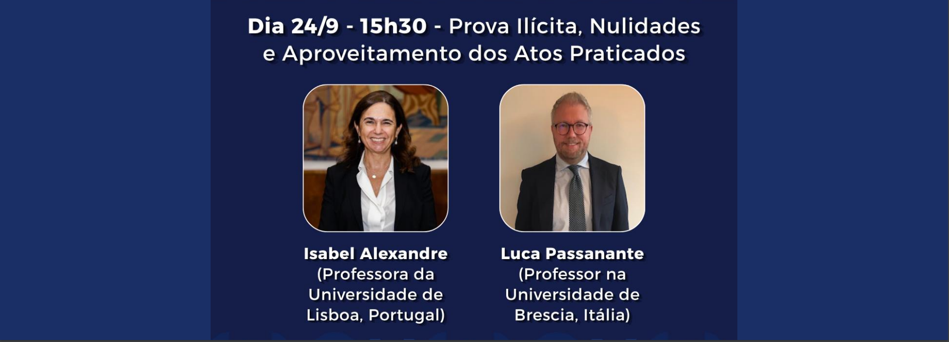 Isabel Alexandre e Luca Passanante
