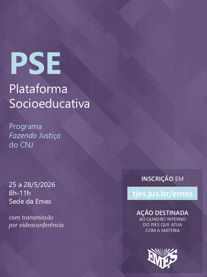 PSE (Plataforma Socioeducativa) — Programa “Fazendo Justiça” do CNJ