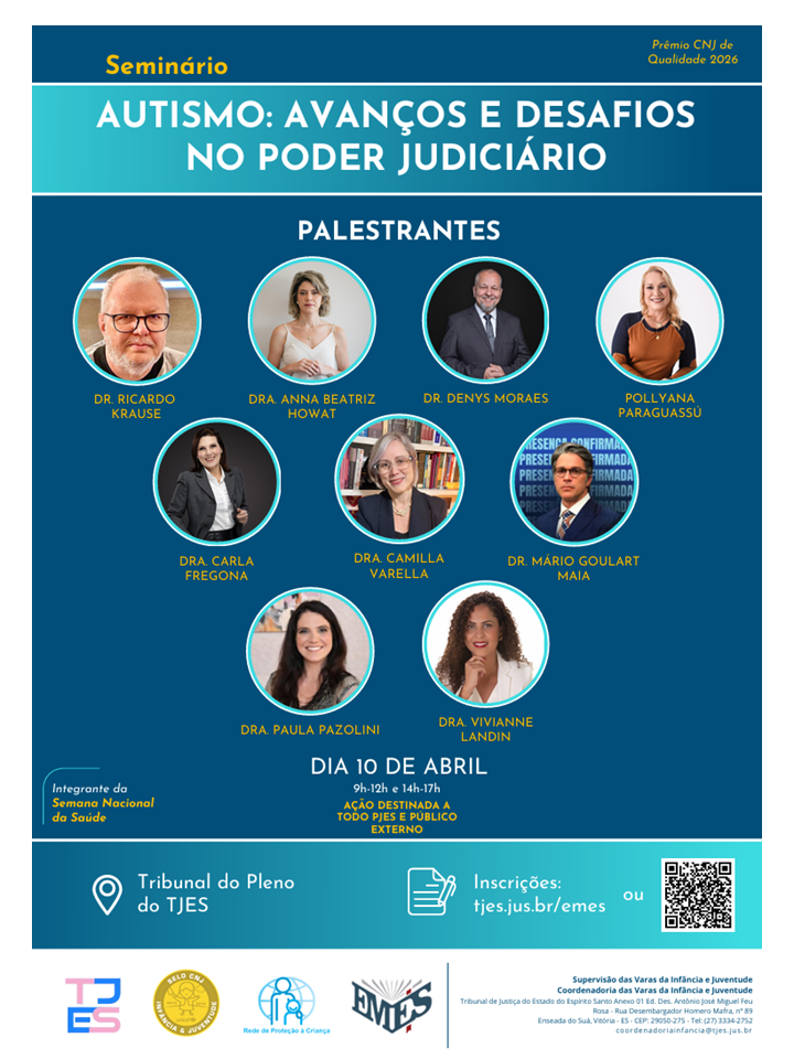 Seminário Autismo: Avanços e Desafios no Poder Judiciário