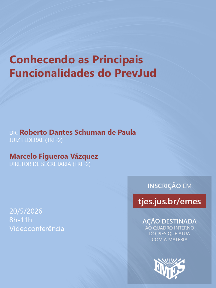 Conhecendo as Principais Funcionalidades do PrevJud