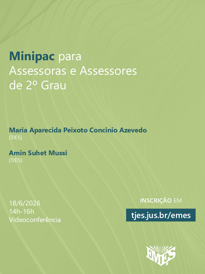 Minipac para Assessoras e Assessores de 2º Grau