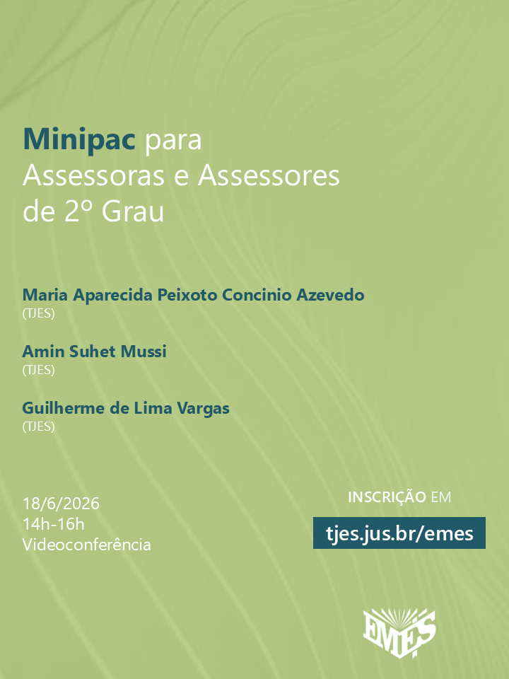 Minipac para Assessoras e Assessores de 2º Grau