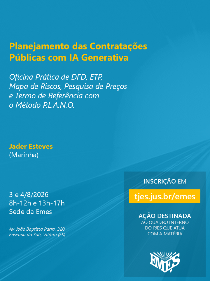Planejamento das Contratações Públicas com IA Generativa: Oficina Prática de DFD, ETP, Mapa de Riscos, Pesquisa de Preços e Termo de Referência com o Método P.L.A.N.O