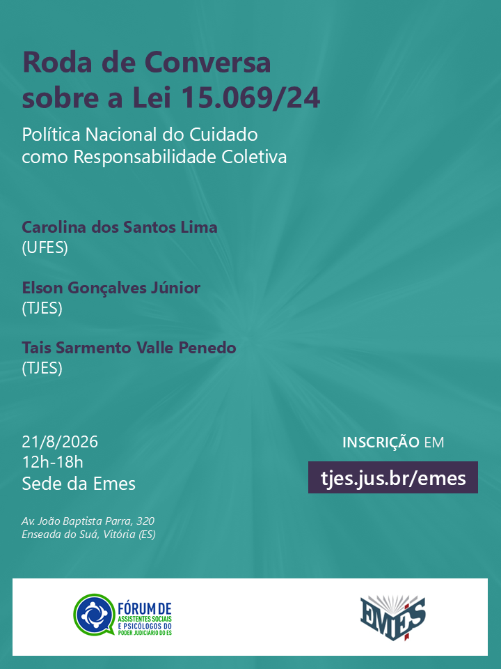 RRoda de Conversa sobre a Lei 15.069/24: Política Nacional do Cuidado como Responsabilidade Coletiva