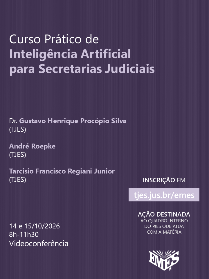 Curso Prático de Inteligência Artificial para Secretarias Judiciais