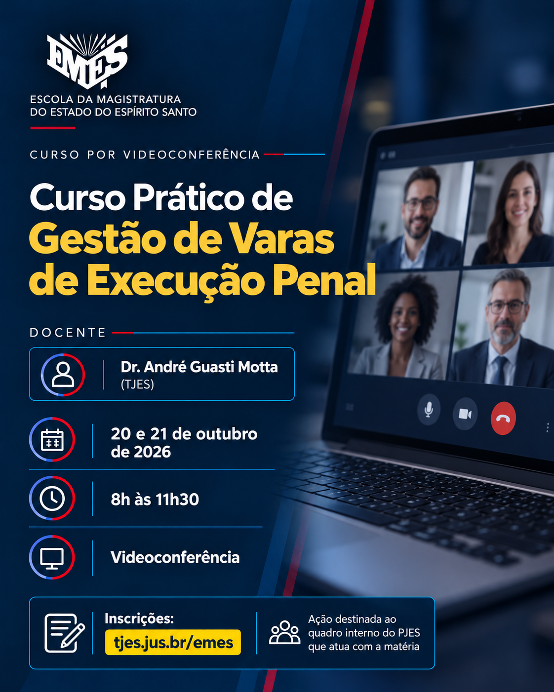 Curso Prático de Gestão de Varas de Execução Penal