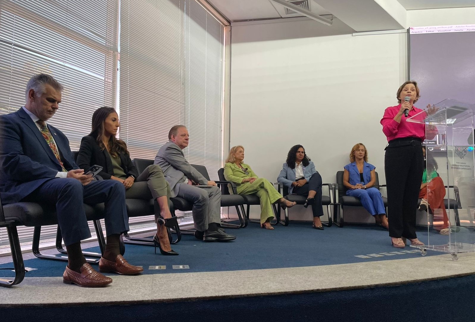 Auditório lotado para a abertura da 32ª Semana Justiça pela Paz em Casa