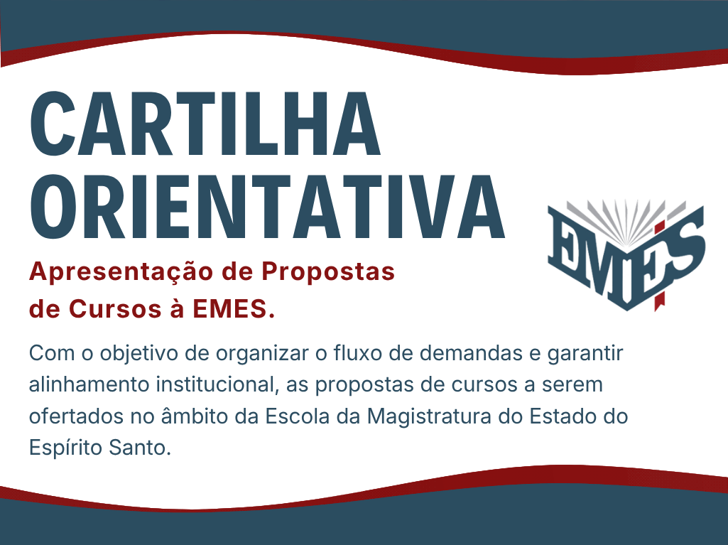 Cartilha orientativa para a apresentação de propostas de cursos à Emes