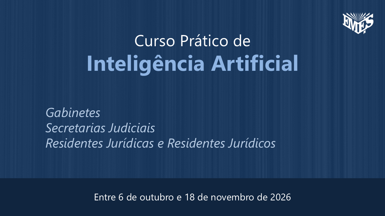 Ciclo de ações sobre inteligência artificial, entre 6 de outubro e 18 de novembro de 2026