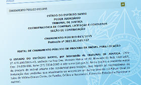 Chamamento publico 280