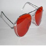 lentes vermelhas