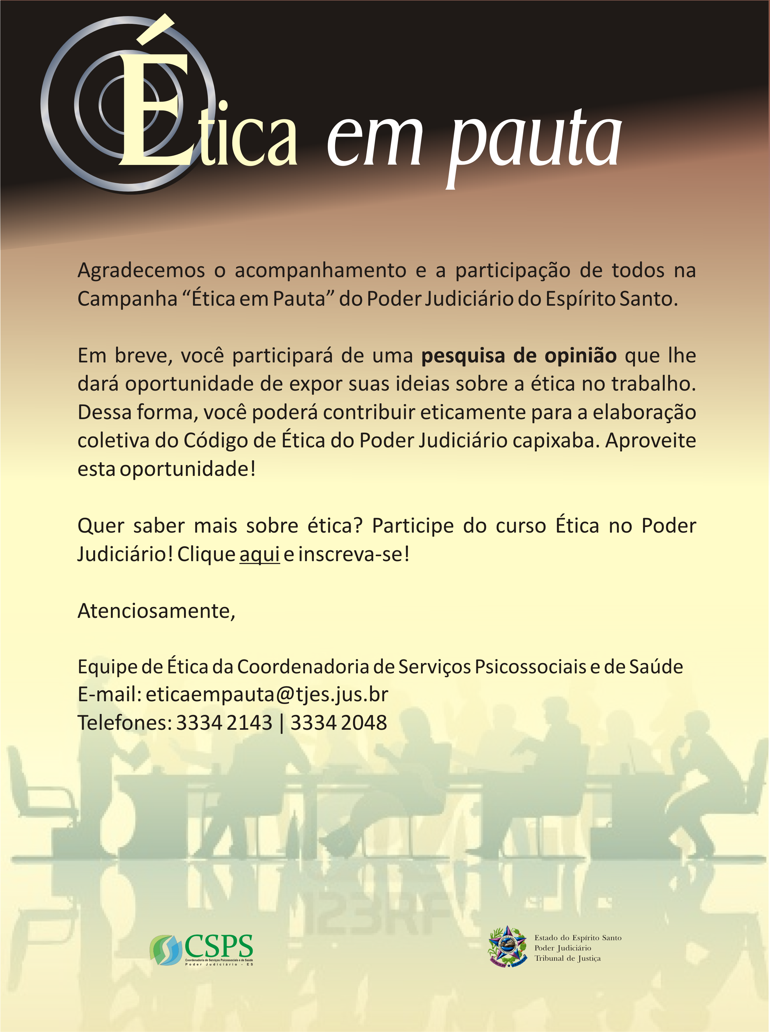 Etica em Pauta - Dia 8