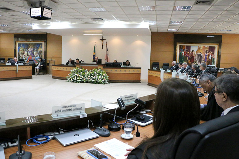 1ª sessão do tribunal pleno do TJES.