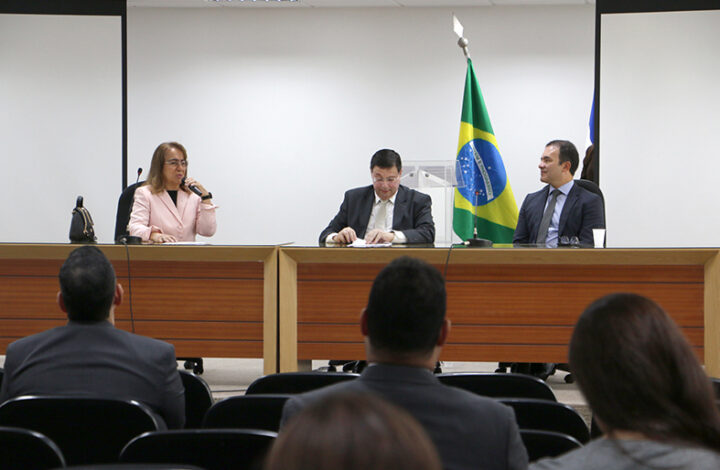 Magistrados da área de Violência Doméstica e Familiar se reúnem com conselheiro Márcio Freitas