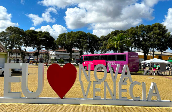 Mantenópolis, Barra de São Francisco e Nova Venécia receberam o ônibus rosa na última semana