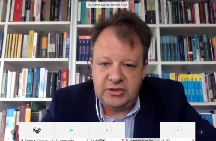 Integrantes do Judiciário participaram de curso ao vivo com o professor Flávio Tartuce