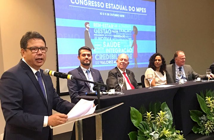 Presidente do TJES participa da abertura do Congresso Estadual do Ministério Público