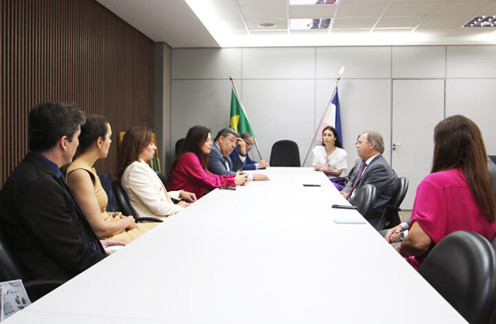 Presidente do Tribunal de Justiça do Espírito Santo recebe a nova Diretoria da Amages