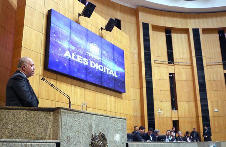 Presidente do TJES prestigia lançamento do projeto Ales Digital, da Assembleia Legislativa