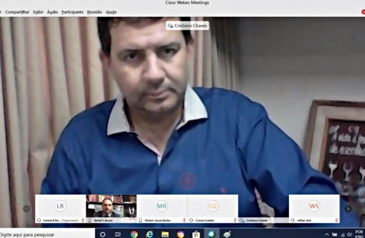 Curso ao vivo sobre Direito das Famílias em época de Covid-19 aconteceu nesta terça-feira