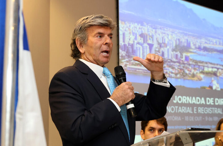 Ministro do Supremo, Luiz Fux, marca presença na 1ª Jornada de Direito Notarial e Registral do ES