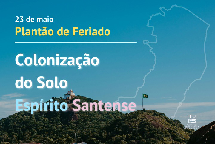 Imagem do Convento da Penha (Vila Velha/ES) com os dizeres: Colonização do Solo Espírito Santense.