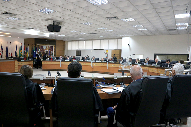 Salão do Tribunal Pleno do TJES.