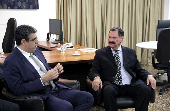 Presidente do TJES, desembargador Ronaldo Gonçalves de Sousa, recebe visita do Presidente da OAB/ES