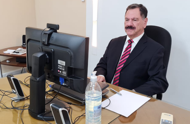 Desembargador Ronaldo Gonçalves de Sousa participa de reunião virtual de presidentes dos Tribunais de Justiça
