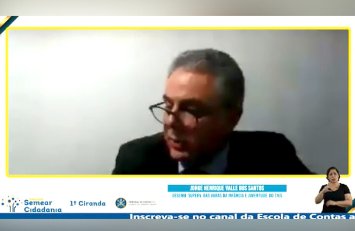 Supervisor e coordenadora das Varas da Infância participam de debate sobre educação e pandemia
