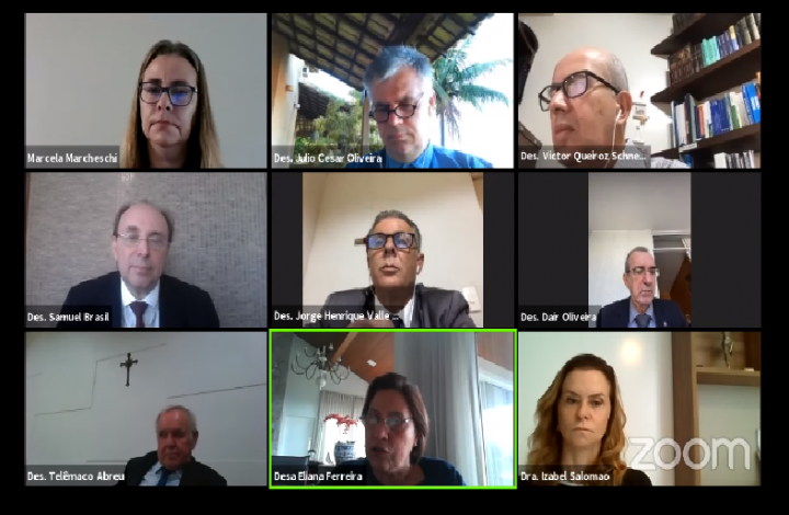 Terceira Câmara Cível realiza sessão de julgamento de processos ao vivo na internet