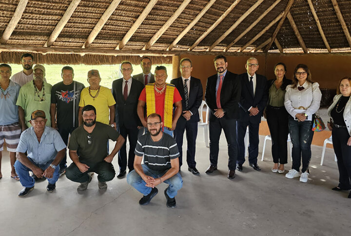 Povos originários de Aracruz recebem comitiva do TJES, TRE-ES, TRT – 17 e da Justiça Federal