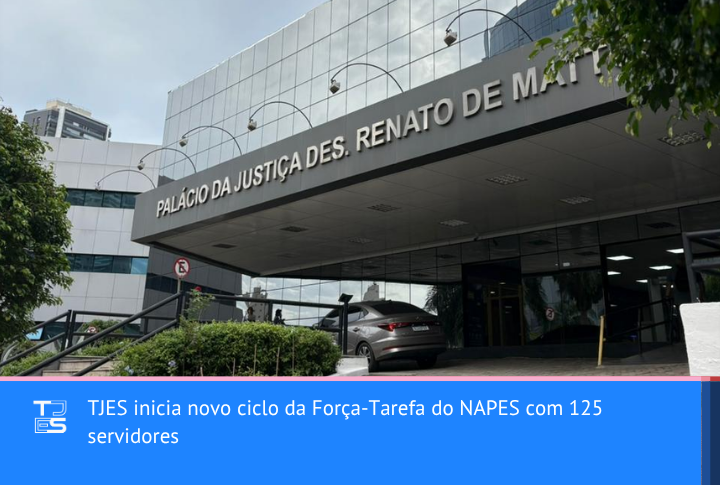 TJES inicia novo ciclo da Força-Tarefa do NAPES com 125 servidores