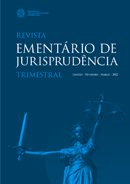 Capa da primeira edição da Revista Ementário de Jurisprudência do ano de 2022.