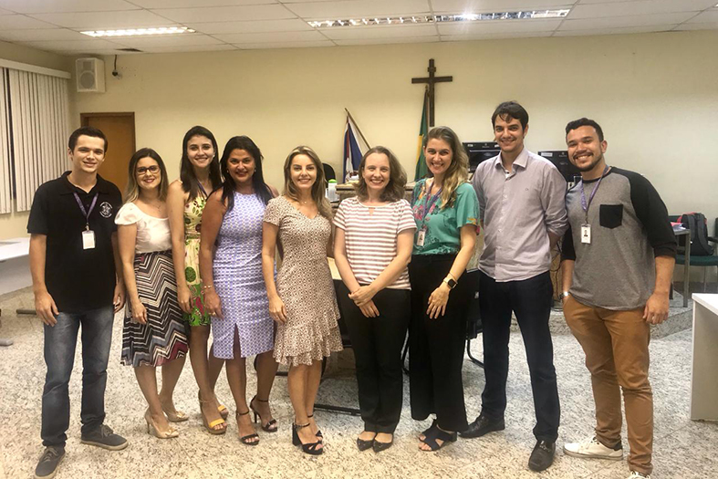 Servidores que realizaram mutirão de conciliação em Aracruz