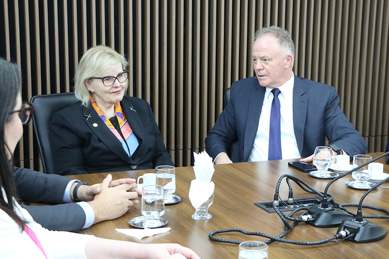 Governador do Estado e a ministra