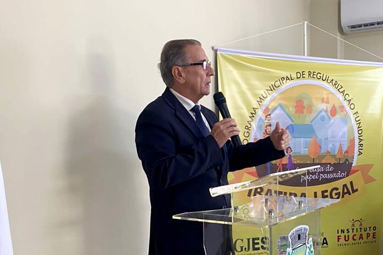 O Corregedor Geral a Justiça do Espírito Santo, desembargador Carlos Simões Fonseca.