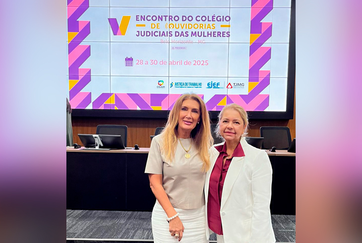 Desa Rachel com a Vice-Presidente do Cojum, Desa Jane Maria Vidal.