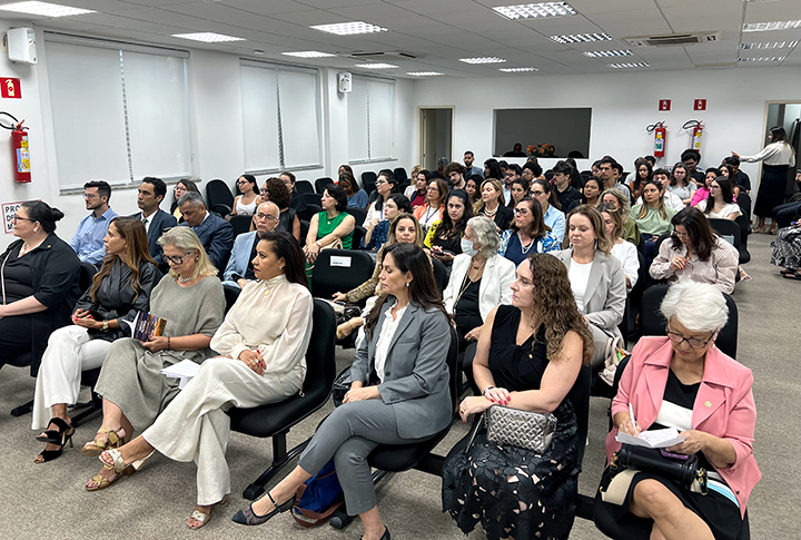 Plateia do Seminário “Protocolo de julgamento com perspectiva de gênero”.
