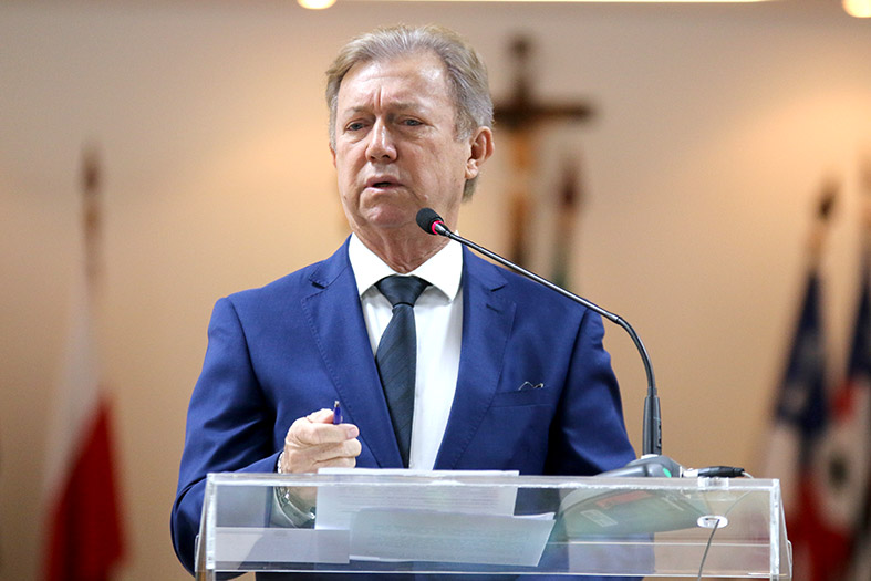 O presidente do TJES,desembargador Fabio Clem.