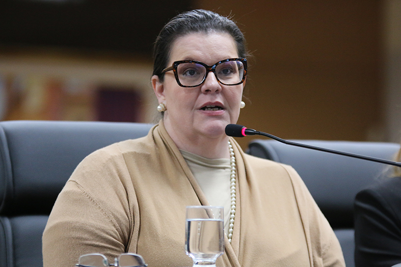 A procuradora-geral de Justiça do Ministério Público do Espírito Santo (MPES), Luciana Gomes Ferreira de Andrade.