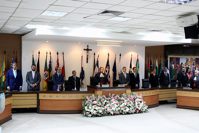 Salão do Tribunal Pleno do TJES.