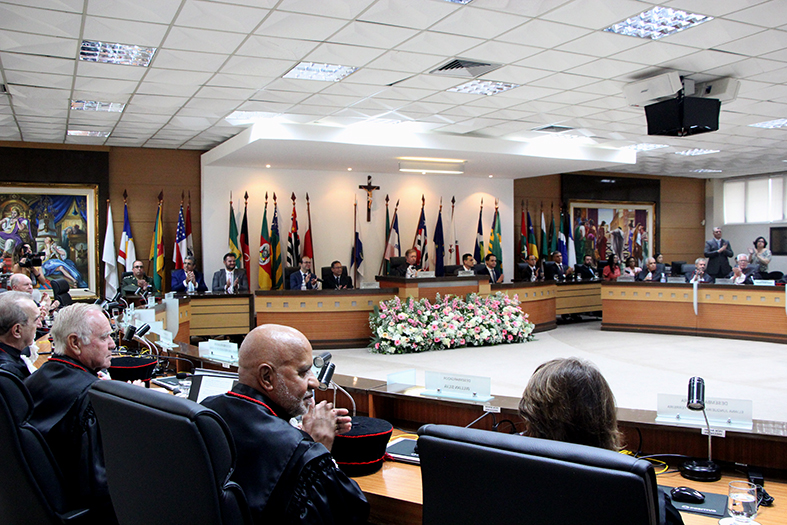 Salão do Tribunal Pleno do TJES.