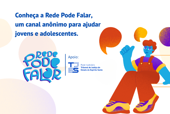 TJES reforça o Pode Falar, novo canal de escuta da Unicef para acolher jovens entre 13 e 24.
