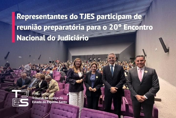 Representantes do TJES participam de reunião preparatória para o 20º Encontro Nacional do Judiciário