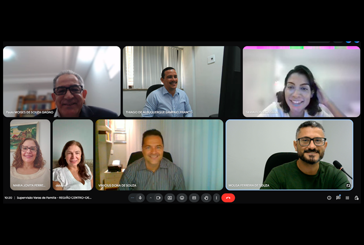 Print de tela com pessoas